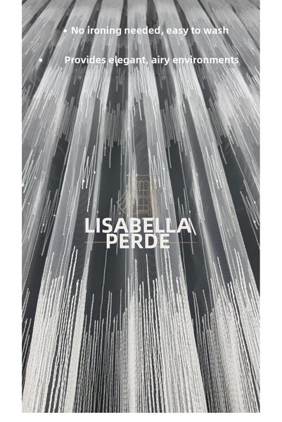 LisabellaHome تول Linea Broderia (خياطة سادة بدون طيات) لا يتطلب الكي