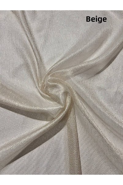 MebelPort Curtain لامعة درع منقوشة تول 1/3 الأنابيب الضيقة مطوي