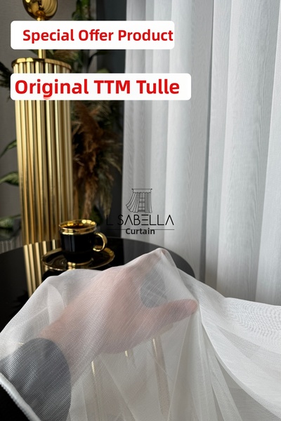 LisabellaHome ttm Perdele din tul moale, cu o postură nobilă, eleganță de vis...