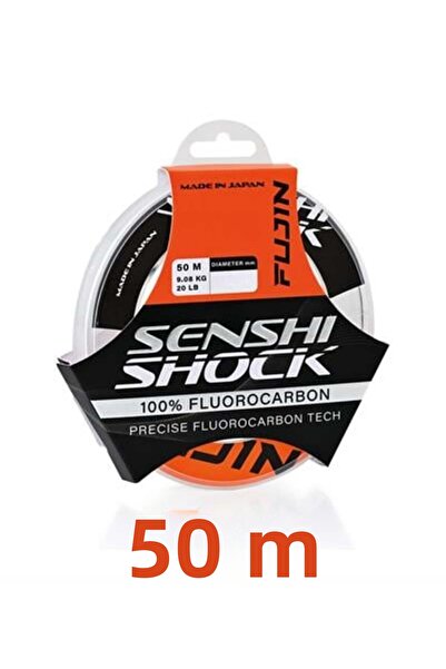 Fujin خيط صيد سينشي إف سي ليدر 50 متر، خيط صدمة 0.35 ملم