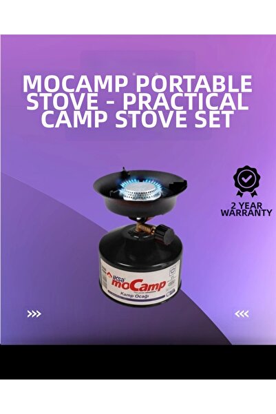ARMÜZ Sobă portabilă de camping cu design ușor și compact – Utilizare ergonomică