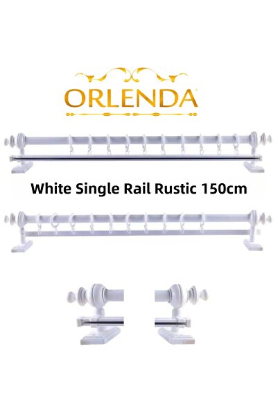 Orlenda Umeraș pentru perdea rustică din țeavă de aluminiu cu cap din lemn și...