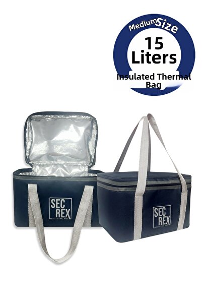 SECREX Geantă termică izolată termică de dimensiune medie 15 litri Protecție ...