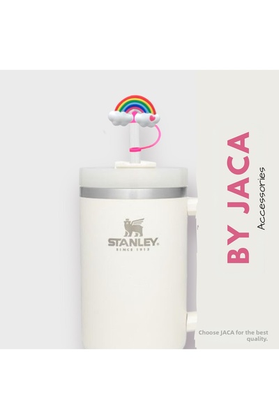 JACA زجاجة مياه Quencher سدادة زجاجة ماء قش تلميح سدادة