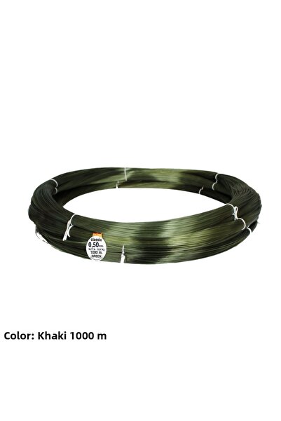 Mercan خط صيد كلاسيكي بمشبك أخضر بطول 1000 متر