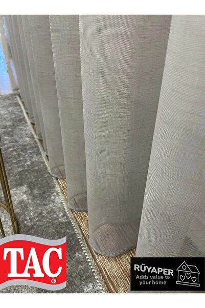 Taç Rüyaper Original 100% λινό συμπιεσμένο πτυχωτό σιδέρωμα Μινκ Χρώμα τούλι ...