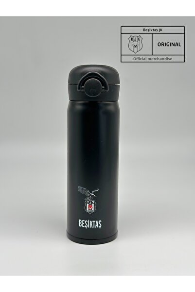 Beşiktaş Original Licensed Steel Thermos 500 Ml Lockable Mug
