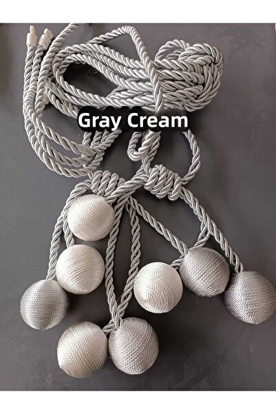 BEKSAHOME 4 Ball Ceiling Braçol Background Curtain Binding Apparatus - 1 Piece