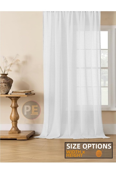 Perdexpress Λινό μπαμπού που δεν χρειάζεται σιδέρωμα, χωρίς πτυχώσεις, απλό τ...