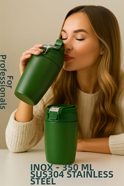 Transformacion Inox Steel Coffee Cup - 350 ml Sus304 Steel Thermos Profession...