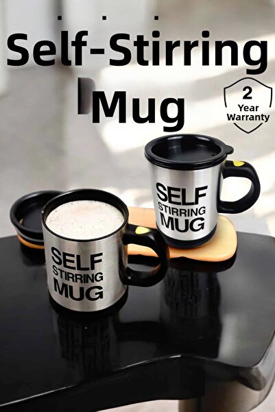 ARMÜZ Mixer Mug Written Mug Cup Mixing Feature