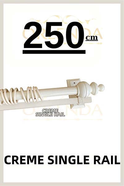 Orlenda 250 Model Umeraș pentru perdea rustică cu o singură șină