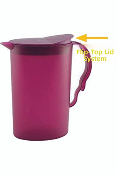 Tupperware إبريق إيكو 2 لتر أحمر كلاريت