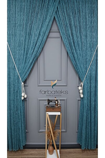 farbateks تول مطوي ثلاثي الطبقات بأزرار على الجهتين مع كرات زجاجية مكسورة على...