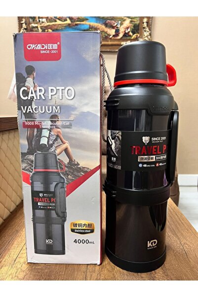 VACUUM ترمس تسلق الجبال من الفولاذ المقاوم للصدأ لمدة 48 ساعة - 4 لتر ساخن وبارد