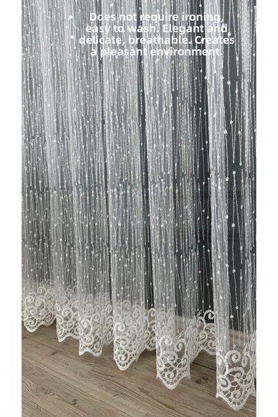 LisabellaHome نمط متعرج تول برودي (غرزة مسطحة بدون طيات) لا يتطلب الكي