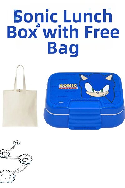 WİGGLE Sonic 1030ml Lunchbox New Single Layer 2 Compartment Stainless Steel L...