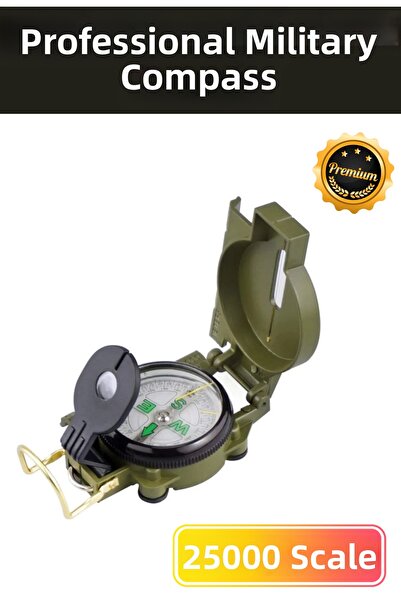 Carlburn Επαγγελματική Στρατιωτική Πυξίδα - Μεταλλική Ανθεκτική Θήκη με Μεγεθ...