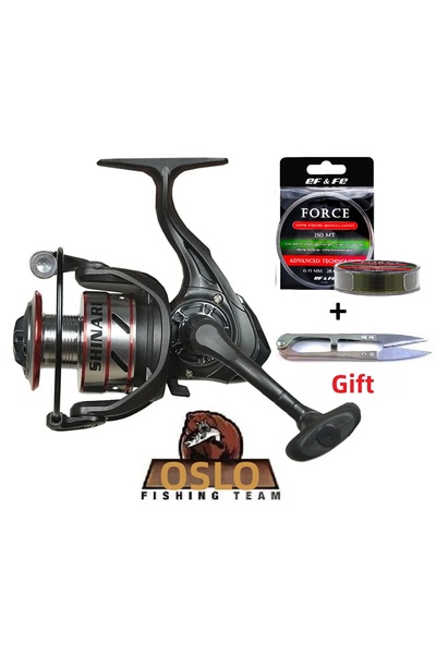 Oslo ماكينة صيد شيناري أفالون 4000 2+1 مع بكرة ملفوفة بخيط الصيد