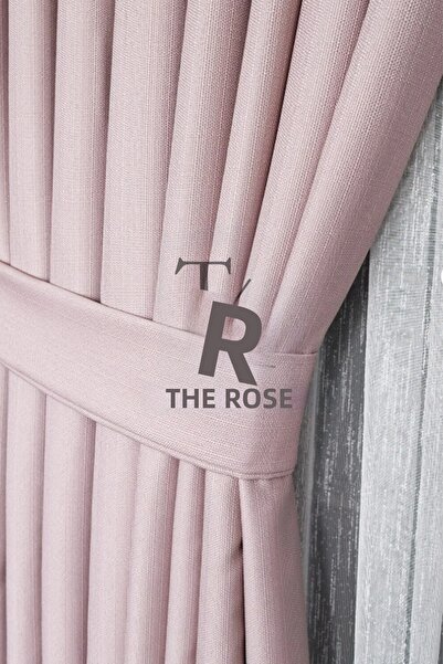 The Rose Linen Background Curtain, Powder, Cloth Background, Frequent Pleats,...