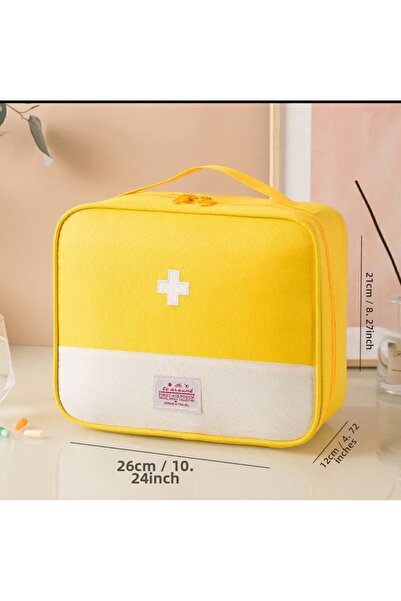 CEDAN مجموعة حقيبة تخزين محمولة منقوشة باللون الأبيض - منظم للمنزل والسفر