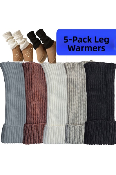 EMKA GİYİM 100% акрилен първокласен плетен гетър за крака