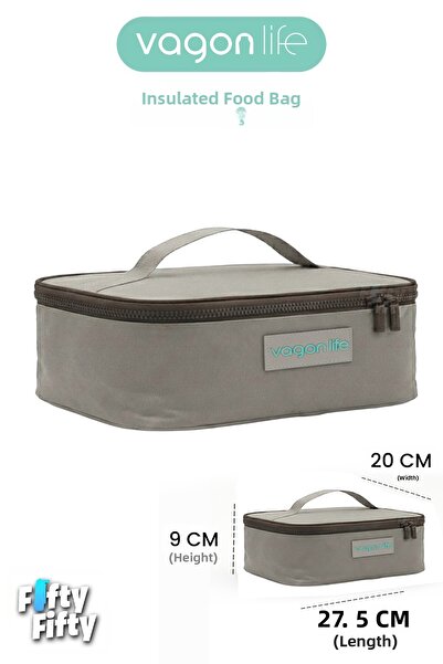 Vagonlife Θερμομονωμένη θερμομονωμένη τσάντα μεσημεριανού γεύματος Τσάντα μεσ...