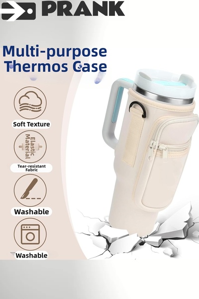 ROSALIND Multi-Purpose Thermos Case with Shoulder Strap 1.18Lt