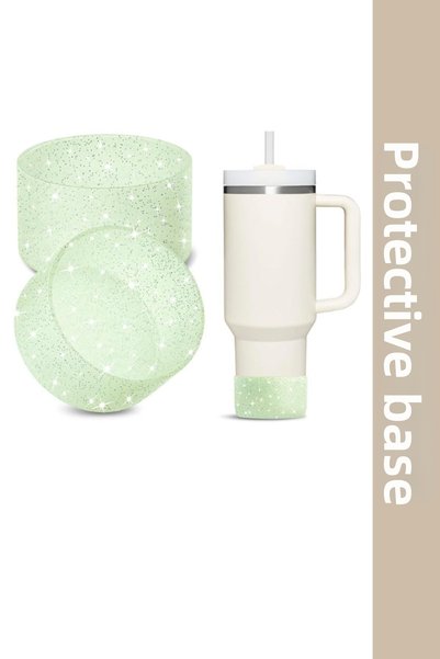 Mamastuff Protective Silicone Base - Gold Glitter Green