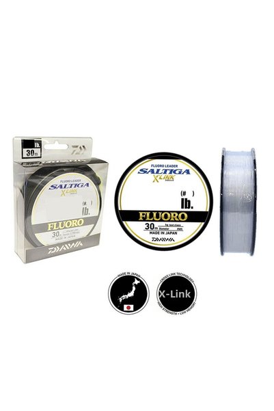 daiwa Saltiga Xlink Fluorocarbon Leader 0.64mm 30m