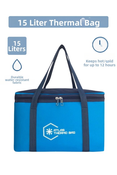 Wallery Bags 15 لترًا معزولًا حراريًا للنزهة والتخييم، حقيبة حرارية باردة وساخنة