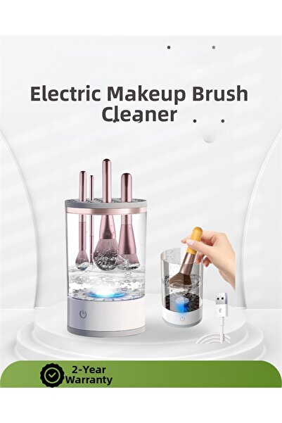 teknodayım Portable, Quiet and Powerful Makeup Brush Cleaning Machine