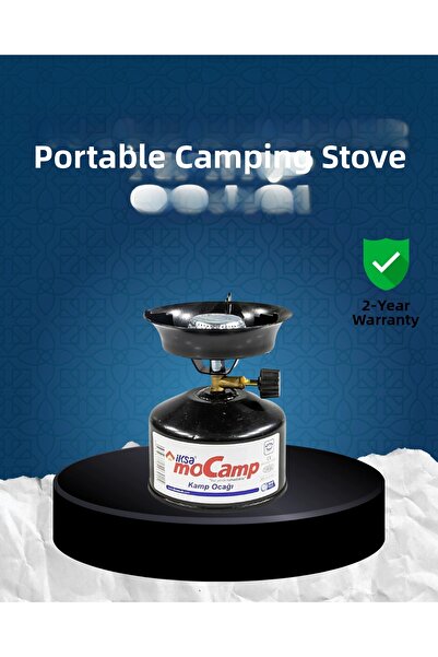 Epilons Комплект за къмпинг печка Преносима газова бутилка и балансираща стойка