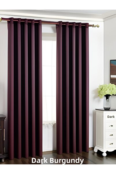 MebelPort Curtain Cortina opace cu ochiuri de fixare în formă de aripă simplă