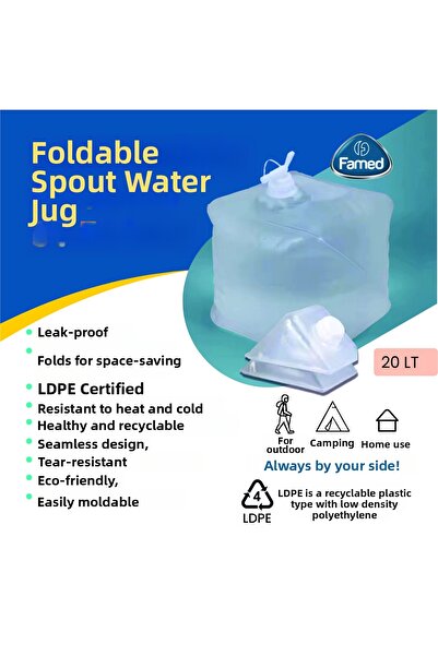 Famed Shockproof and Heat Resistant Transparent Tap Water Can Flask