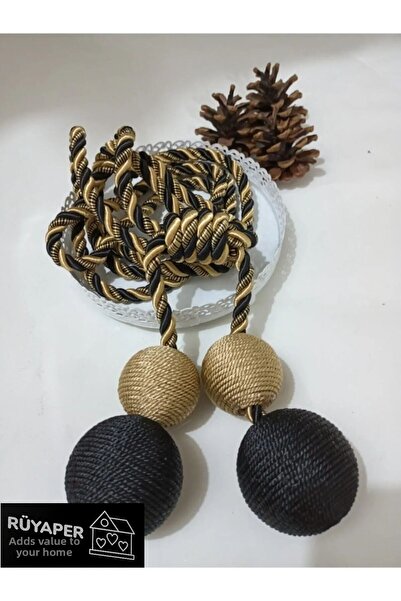 RÜYAPER Aparat de fixare a perdelei de fundal cu 4 bile - Braț de tavan, 1 bu...