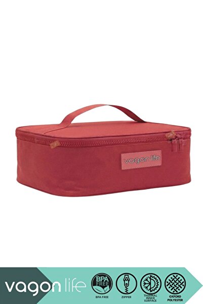 Vagonlife Термоизолирана кутия за обяд - чанта за обяд с размери 27,5 x 20 x ...