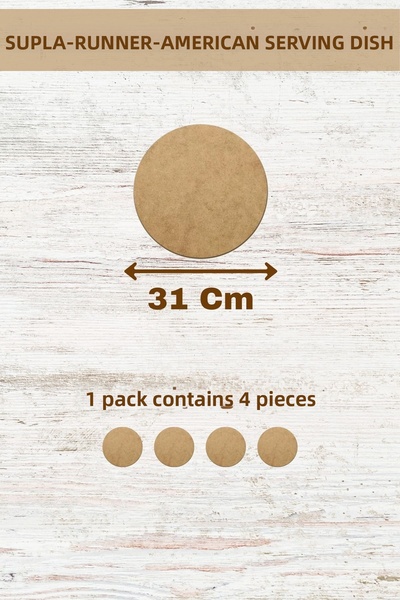 lexi Supla American Service Runner Mdf 3 mm Thickness 50 Size Options (1-50 cm)