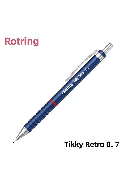 Rotring Tikky Retro 0.7mm Mekanik Kurşun Kalem Metalik Mavi / 2202569