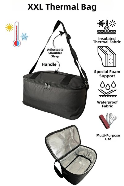 Moserini 15 Lt Thermal Cooler Bag - Insulated Outdoor Camping Picnic Cooler f...