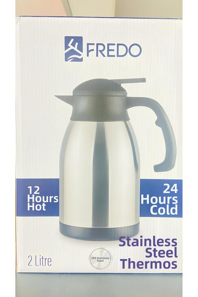FREDO Thermos 2 Lt Steel Cold & Hot