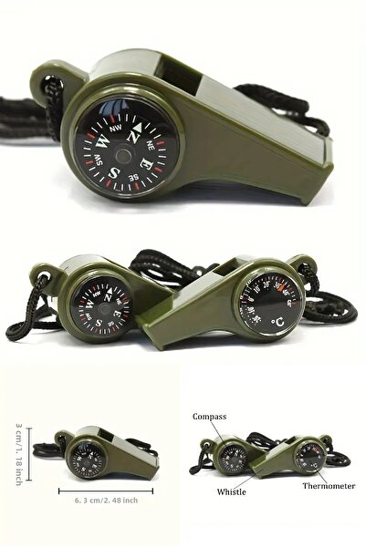 BİTERSE Многофункционална аварийна свирка с компас