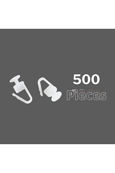 sebox Suport pentru agățat perdele cu blocare - (500 de bucăți)