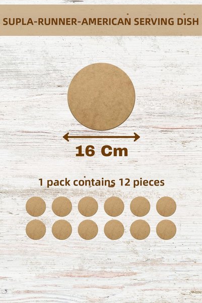 lexi Supla American Service Runner Mdf 3 mm Thickness 50 Size Options (1-50 cm)