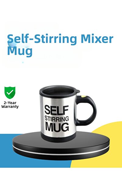 Epilons Self-Stirring Thermos Mug – Practical, with a Powerful Motor and Ther...