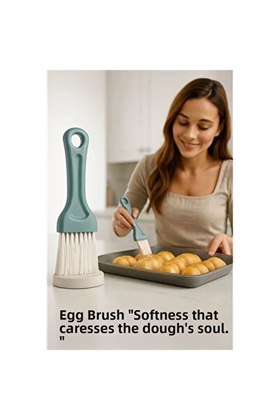 CT STONES Bfs Perie pentru ouă 14 cm Perie pentru uns cu ulei Perie pentru so...
