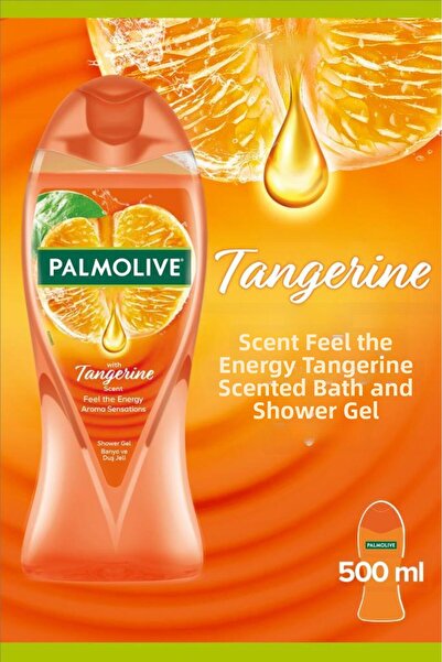 Palmolive Aroma Sensations Feel the Energy Tangerine Scented Bath and Shower Gel 500 ml Body Wash