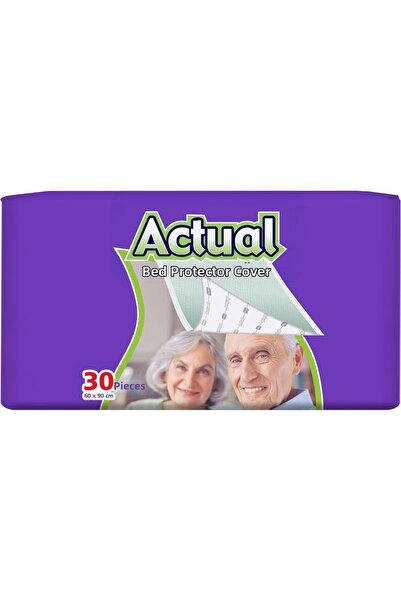 ACTUAL غطاء حماية لفتحة سرير المريض 60*90 سم (30 قطعة داخلية)