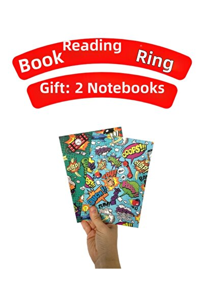 Pembe Pasaj Set de 2 caiete cu figuri Pop Art