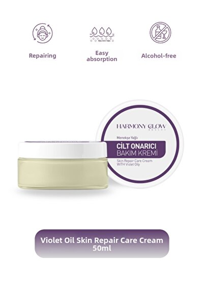 Harmony Glow Beauty Violet Oil Skin Repair Care Cream